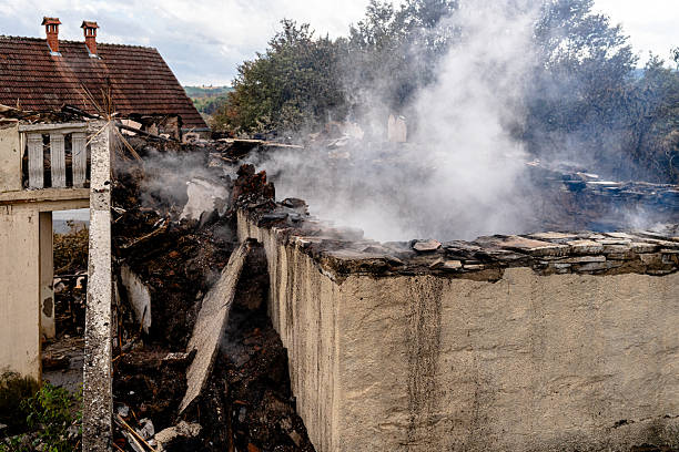 Professional Fire Damage Removal technician working in Joppa, MD